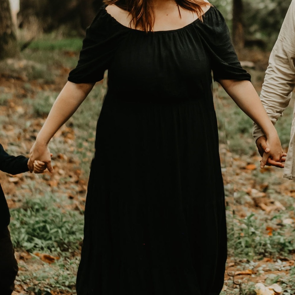 LOFT black off shoulder maxi dress PERFECT CONDITION